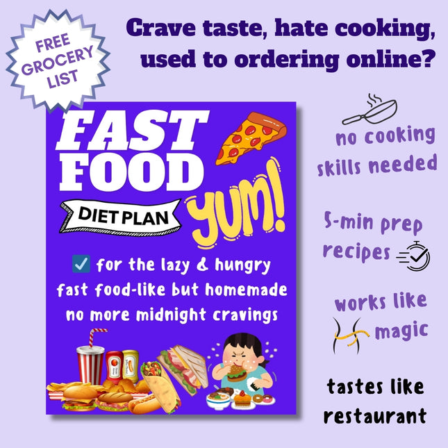 Fast Food Special Edition: Weekly Diet Plan